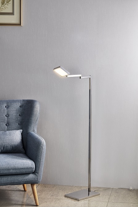 Lampadaire pivotant carré Solo 5915