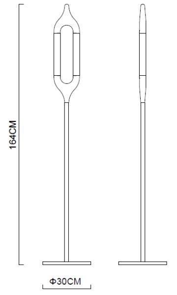 Lampadaire Eye 5927 LED