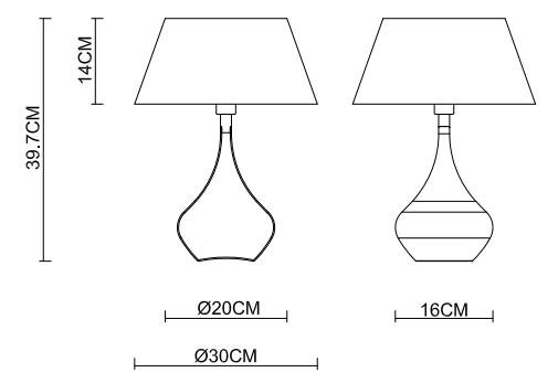 Lampe de table Tom 4023